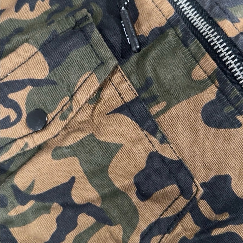 Tony Hawk Green and Brown Camouflage Jacket